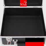 Maxbell Aluminum Alloy Case Hard Shell Portable Tool Case for Men Travel Mic Storage without sponge