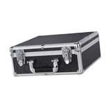 Maxbell Aluminum Alloy Case Hard Shell Portable Tool Case for Men Travel Mic Storage with sponge