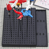 Maxbell Model Painting Stand Base with Clips DIY Stable Support Airbrush Spray Stand