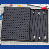 Maxbell Model Painting Stand Base with Clips DIY Stable Support Airbrush Spray Stand