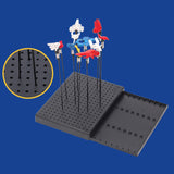 Maxbell Model Painting Stand Base with Clips DIY Stable Support Airbrush Spray Stand