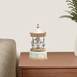 Maxbell Music Box Wooden Clockwork Toys Home Bedroom Decor for Girlfriend Lovers Kids pink