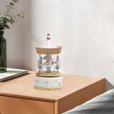 Maxbell Music Box Wooden Clockwork Toys Home Bedroom Decor for Girlfriend Lovers Kids pink