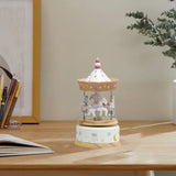 Maxbell Music Box Wooden Clockwork Toys Home Bedroom Decor for Girlfriend Lovers Kids pink