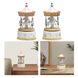 Maxbell Music Box Wooden Clockwork Toys Home Bedroom Decor for Girlfriend Lovers Kids pink