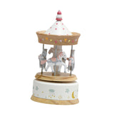 Maxbell Music Box Wooden Clockwork Toys Home Bedroom Decor for Girlfriend Lovers Kids pink