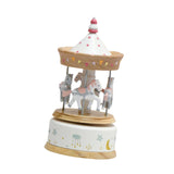 Maxbell Music Box Wooden Clockwork Toys Home Bedroom Decor for Girlfriend Lovers Kids pink
