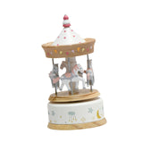 Maxbell Music Box Wooden Clockwork Toys Home Bedroom Decor for Girlfriend Lovers Kids pink