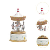 Maxbell Music Box Wooden Clockwork Toys Home Bedroom Decor for Girlfriend Lovers Kids pink