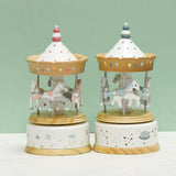 Maxbell Music Box Wooden Clockwork Toys Home Bedroom Decor for Girlfriend Lovers Kids pink