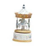 Maxbell Music Box Wooden Clockwork Toys Home Bedroom Decor for Girlfriend Lovers Kids blue