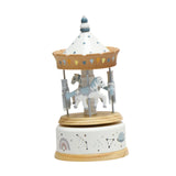 Maxbell Music Box Wooden Clockwork Toys Home Bedroom Decor for Girlfriend Lovers Kids blue