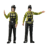 Maxbell 1/64 Scale Female Police Figures Layout Realistic Collection Resin Figurines Go gesture