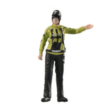 Maxbell 1/64 Scale Female Police Figures Layout Realistic Collection Resin Figurines Go gesture