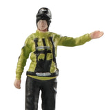 Maxbell 1/64 Scale Female Police Figures Layout Realistic Collection Resin Figurines Go gesture