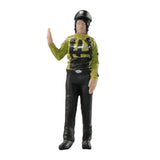Maxbell 1/64 Scale Female Police Figures Layout Realistic Collection Resin Figurines Stop gesture