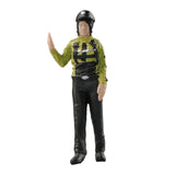 Maxbell 1/64 Scale Female Police Figures Layout Realistic Collection Resin Figurines Stop gesture