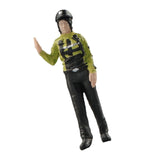 Maxbell 1/64 Scale Female Police Figures Layout Realistic Collection Resin Figurines Stop gesture