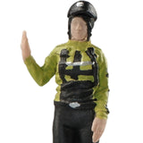 Maxbell 1/64 Scale Female Police Figures Layout Realistic Collection Resin Figurines Stop gesture