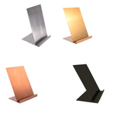 Maxbell Shirts Display Stand Stainless Steel Adults Shirt Support for Home Countertop silvery
