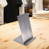 Maxbell Shirts Display Stand Stainless Steel Adults Shirt Support for Home Countertop silvery