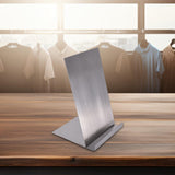 Maxbell Shirts Display Stand Stainless Steel Adults Shirt Support for Home Countertop silvery
