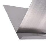 Maxbell Shirts Display Stand Stainless Steel Adults Shirt Support for Home Countertop silvery