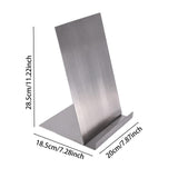 Maxbell Shirts Display Stand Stainless Steel Adults Shirt Support for Home Countertop silvery