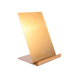 Maxbell Shirts Display Stand Stainless Steel Adults Shirt Support for Home Countertop gold
