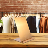 Maxbell Shirts Display Stand Stainless Steel Adults Shirt Support for Home Countertop gold