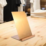 Maxbell Shirts Display Stand Stainless Steel Adults Shirt Support for Home Countertop gold