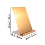 Maxbell Shirts Display Stand Stainless Steel Adults Shirt Support for Home Countertop gold