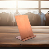 Maxbell Shirts Display Stand Stainless Steel Adults Shirt Support for Home Countertop rose gold