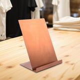 Maxbell Shirts Display Stand Stainless Steel Adults Shirt Support for Home Countertop rose gold