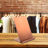 Maxbell Shirts Display Stand Stainless Steel Adults Shirt Support for Home Countertop rose gold