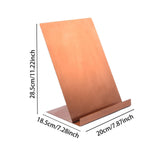 Maxbell Shirts Display Stand Stainless Steel Adults Shirt Support for Home Countertop rose gold