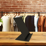 Maxbell Shirts Display Stand Stainless Steel Adults Shirt Support for Home Countertop black