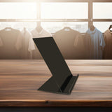 Maxbell Shirts Display Stand Stainless Steel Adults Shirt Support for Home Countertop black