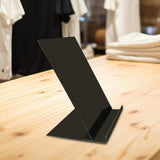 Maxbell Shirts Display Stand Stainless Steel Adults Shirt Support for Home Countertop black