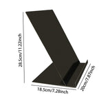 Maxbell Shirts Display Stand Stainless Steel Adults Shirt Support for Home Countertop black