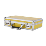 Maxbell Aluminum Alloy Hard Case with Lock Portable Tool Case for Travel files Tools S