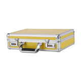 Maxbell Aluminum Alloy Hard Case with Lock Portable Tool Case for Travel files Tools S