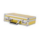 Maxbell Aluminum Alloy Hard Case with Lock Portable Tool Case for Travel files Tools S