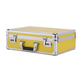 Maxbell Aluminum Alloy Hard Case with Lock Portable Tool Case for Travel files Tools M