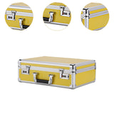 Maxbell Aluminum Alloy Hard Case with Lock Portable Tool Case for Travel files Tools M