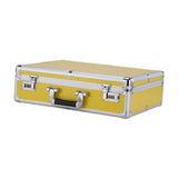 Maxbell Aluminum Alloy Hard Case with Lock Portable Tool Case for Travel files Tools L