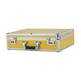 Maxbell Aluminum Alloy Hard Case with Lock Portable Tool Case for Travel files Tools L