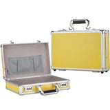 Maxbell Aluminum Alloy Hard Case with Lock Portable Tool Case for Travel files Tools L