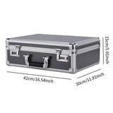 Maxbell Aluminum Alloy Case Equipment Protection Case for Travel Outdoor Mic Storage M