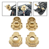 Maxbell 4Pcs 1/10 RC Brass Portal Cover Counter Weight Set for Wltoys 104020 Crawler